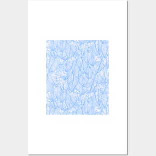 Blue Feather Angel Wings Print Posters and Art